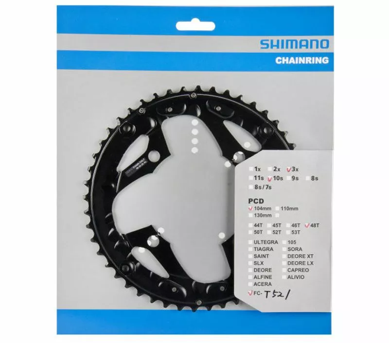 Shimano Plato Para FC-T521 48/36/26T 10 Velocidades | Bike-Discount 6 Shimano Plato Para FC-T521 48/36/26T 10 Velocidades | Bike-Discount - Imagen 4