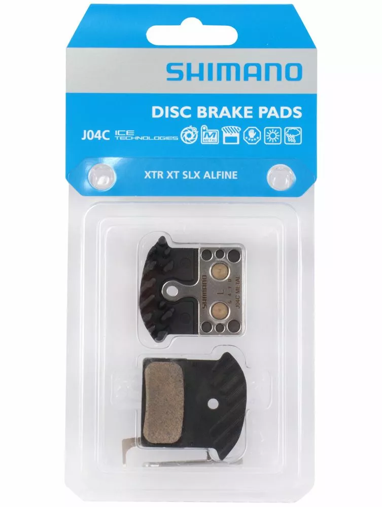 Shimano Pastillas De Freno De Disco J04C Metal Ice-Tec Pastillas De Freno | Bike-Discount 4 Shimano Pastillas De Freno De Disco J04C Metal Ice-Tec Pastillas De Freno | Bike-Discount - Imagen 2