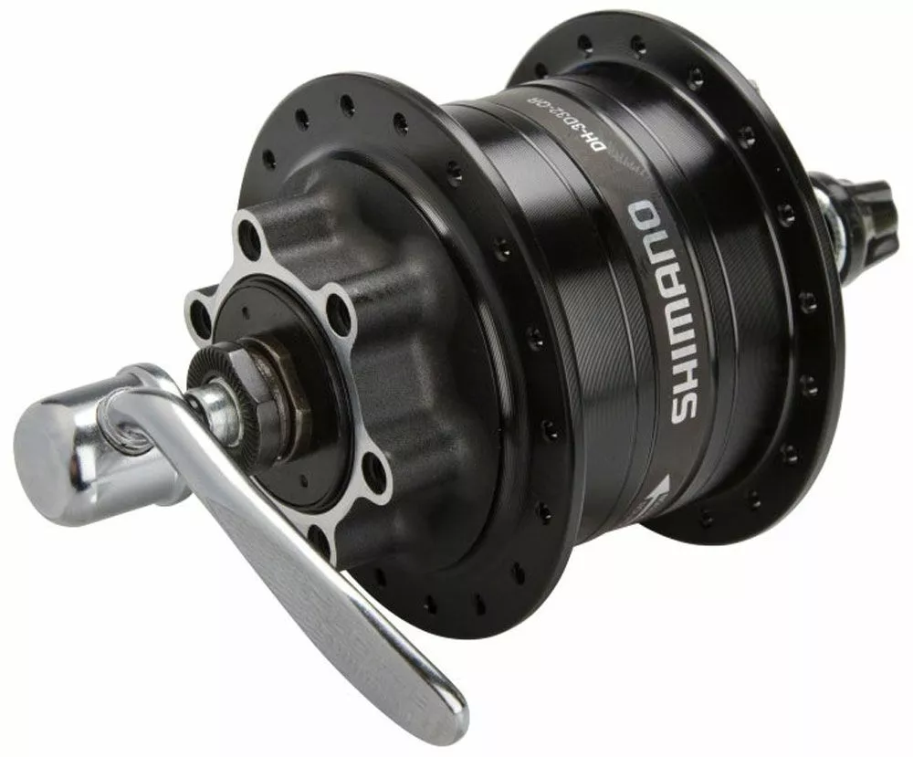 Shimano DH-3D32 Dinamo De Disco De Cubo De 6 Agujeros Y 32 Agujeros Carretes Dynamo | Bike-Discount 3 Shimano DH-3D32 Dinamo De Disco De Cubo De 6 Agujeros Y 32 Agujeros Carretes Dynamo | Bike-Discount