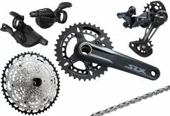 Shimano Abrazadera Del Grupo SLX M7100 2x12 Velocidades 10-45 MTB Grupos | Bike-Discount