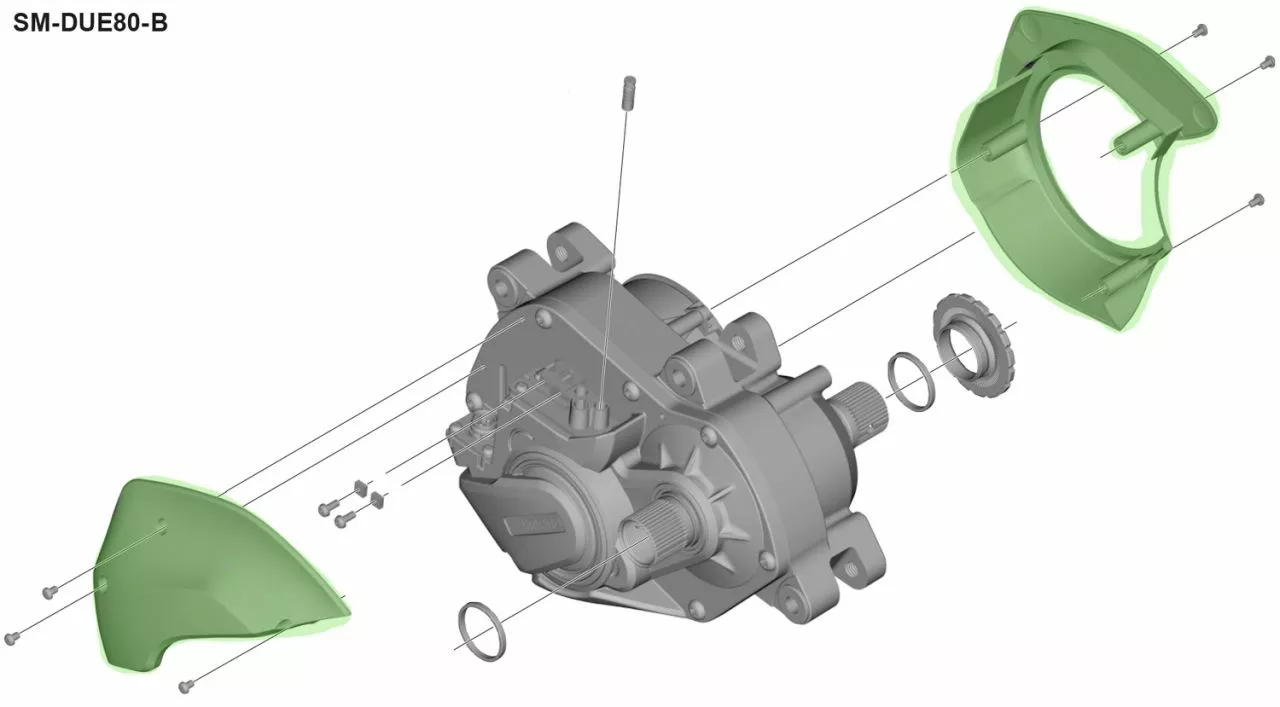 Shimano STEPS SM-DUE80-B Carcasa Para DU-E8000 Tipo-B Cover | Bike-Discount 6 Shimano STEPS SM-DUE80-B Carcasa Para DU-E8000 Tipo-B Cover | Bike-Discount - Imagen 4