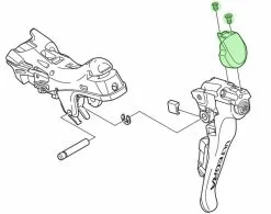 Shimano Placa De Características ULTEGRA ST-6800 Izquierda Palanca De Cambio Refacciones | Bike-Discount -Shimano Ventas Shimano Ultegra ST 6800 Namensschild mit Schrauben links Y00F98020 a 1280x1280