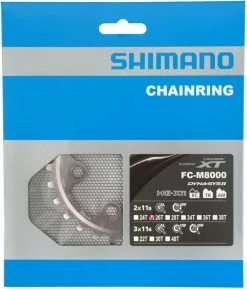 Shimano Plato XT FC-M8000 De 2 Velocidades 26T (BC) 11 Velocidades | Bike-Discount -Shimano Ventas Shimano XT 2 fach Kettenblatt FC M8000 26 Zahne BC Y1RL26000 b 1280x1280