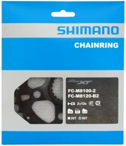 Shimano Plato XT/SLX FC-M8100/M7100 2x12 Velocidades 12 Velocidades | Bike-Discount 12 Shimano Plato XT/SLX FC-M8100/M7100 2x12 Velocidades 12 Velocidades | Bike-Discount -Shimano Ventas Shimano XT SLX FC M8100 M7100 2x12 fach Kettenblatt 36T Y0J898010 b 1280x1280
