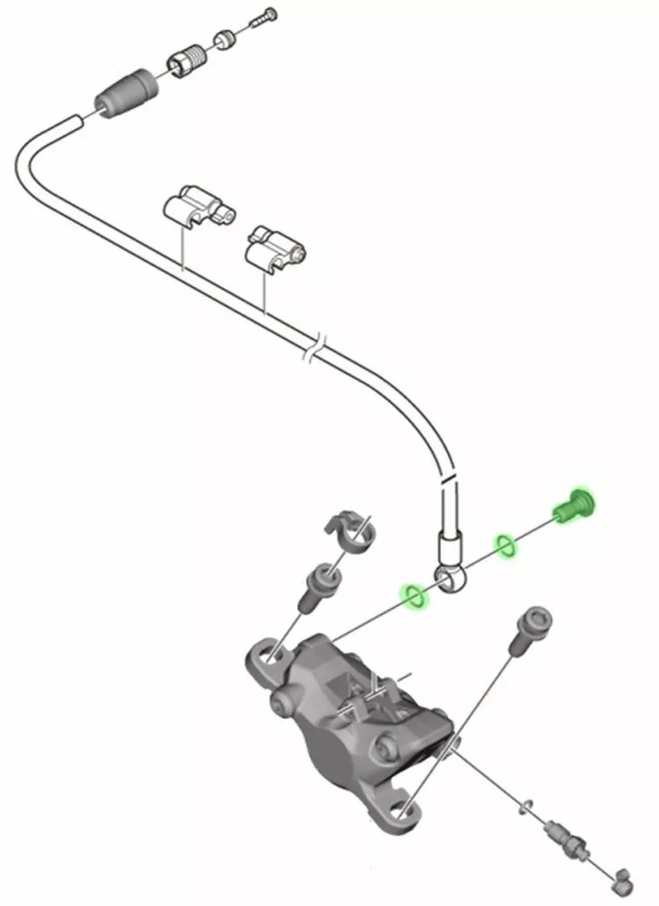 Shimano Tornillo Del Latiguillo De Freno + Junta De Estanqueidad Para BR-M8100/7100 Conducciónes Y Accesorios | Bike-Discount 4 Shimano Tornillo Del Latiguillo De Freno + Junta De Estanqueidad Para BR-M8100/7100 Conducciónes Y Accesorios | Bike-Discount - Imagen 2