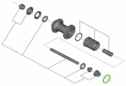 Shimano Anillo Espaciador De 1,85mm Para Cassettes De 10 Velocidades Casete - Accesorios | Bike-Discount -Shimano Ventas Shimano Y4T724000 b 1280x1280