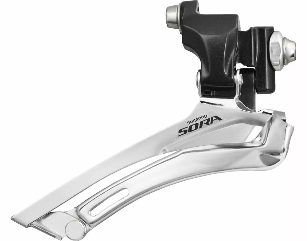 Shimano SORA FD-R3000 2x9 Velocidades Desviador Delantero De Solapa Desviadore Delantero 2 X 9 Velocidades | Bike-Discount 3 Shimano SORA FD-R3000 2x9 Velocidades Desviador Delantero De Solapa Desviadore Delantero 2 X 9 Velocidades | Bike-Discount