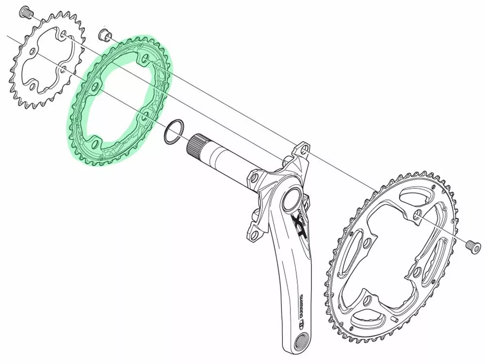 Shimano Plato XT Para FC-T780/T781/FC-M670 36T (AL) 10 Velocidades | Bike-Discount 4 Shimano Plato XT Para FC-T780/T781/FC-M670 36T (AL) 10 Velocidades | Bike-Discount - Imagen 2